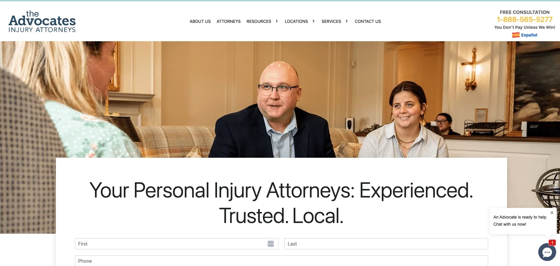 The Advocates Website National Website